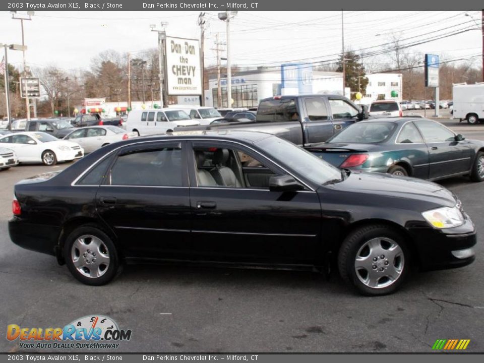 2003 Toyota Avalon XLS Black / Stone Photo #4