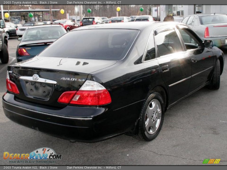 2003 Toyota Avalon XLS Black / Stone Photo #5