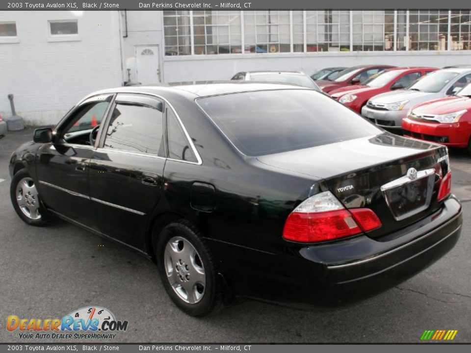 2003 Toyota Avalon XLS Black / Stone Photo #9