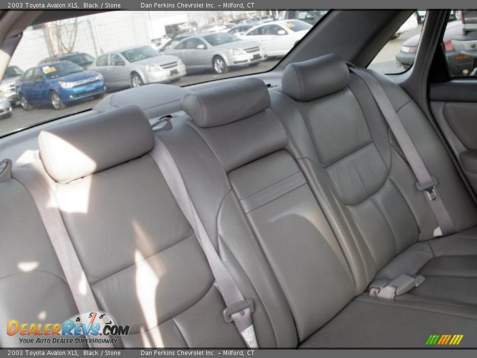 2003 Toyota Avalon XLS Black / Stone Photo #17
