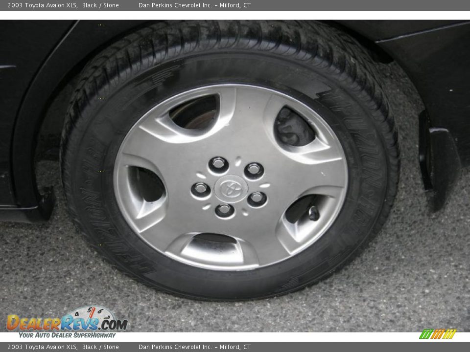 2003 Toyota Avalon XLS Black / Stone Photo #21