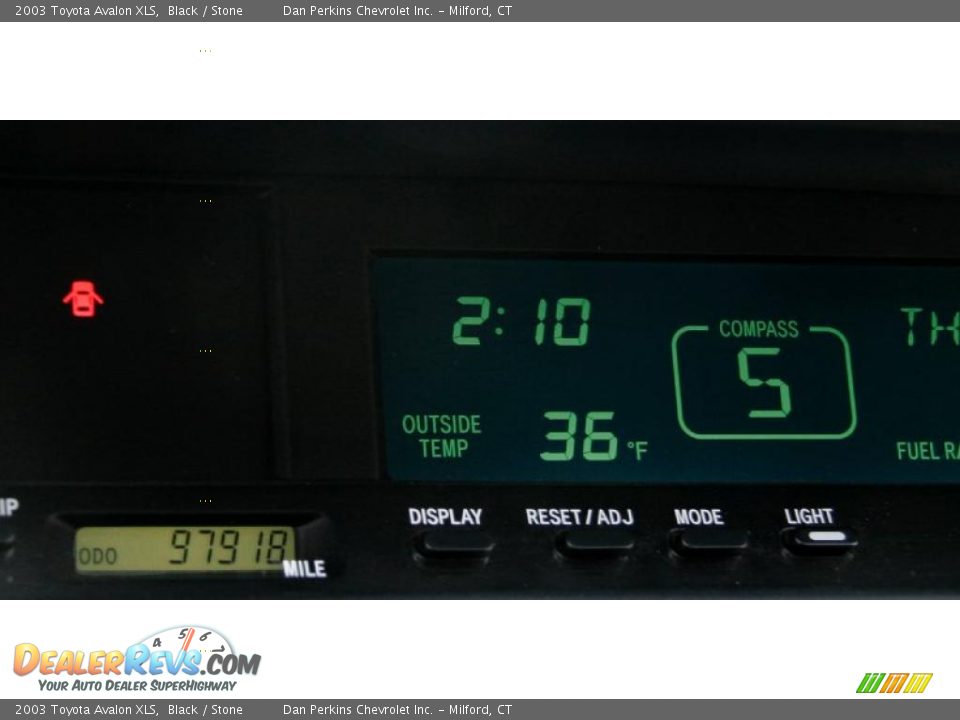 2003 Toyota Avalon XLS Black / Stone Photo #25