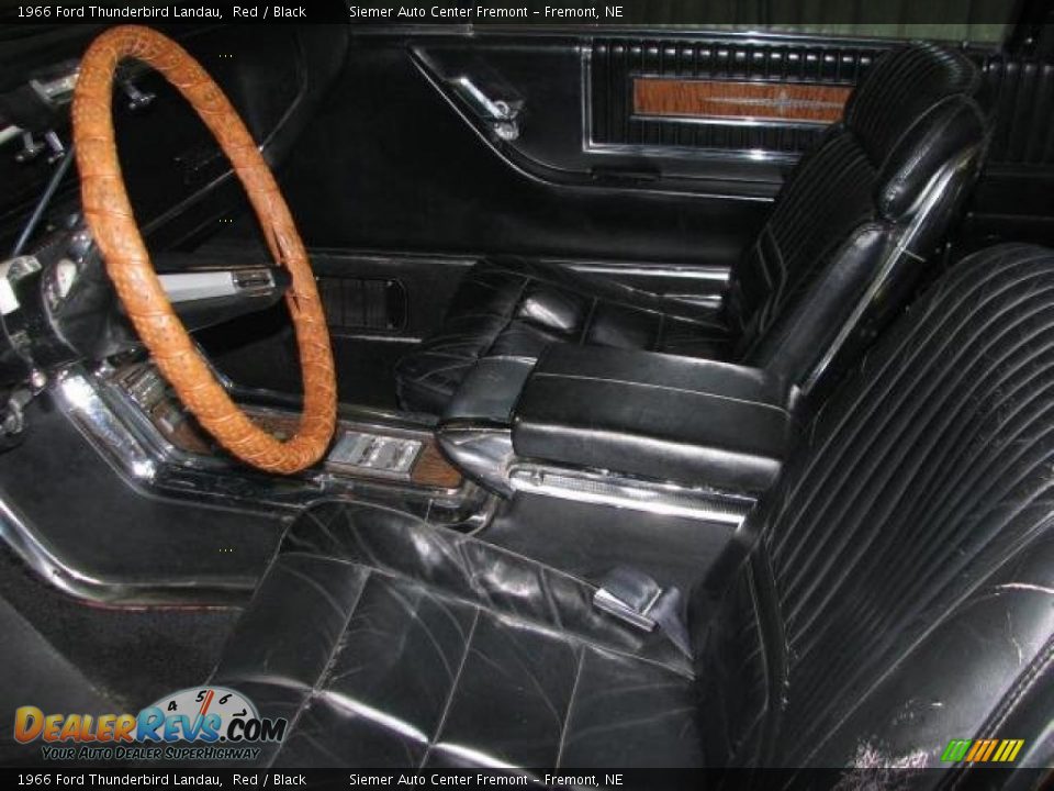 Black Interior - 1966 Ford Thunderbird Landau Photo #3