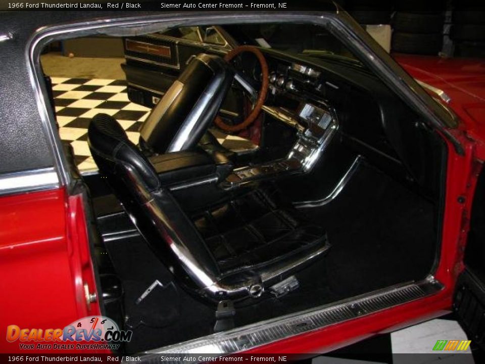 Black Interior - 1966 Ford Thunderbird Landau Photo #4