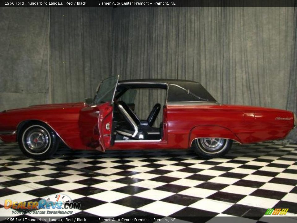 1966 Ford Thunderbird Landau Red / Black Photo #7