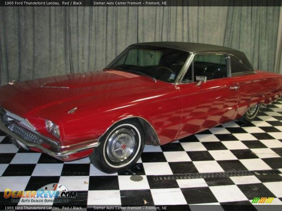 1966 Ford Thunderbird Landau Red / Black Photo #8