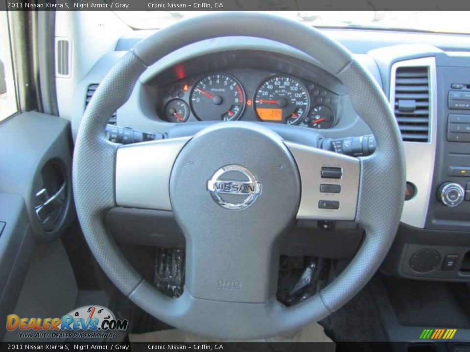 2011 Nissan Xterra S Night Armor / Gray Photo #11