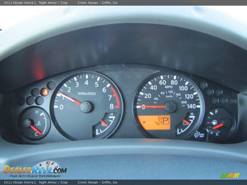 2011 Nissan Xterra S Gauges Photo #12