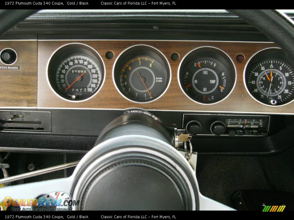 1972 Plymouth Cuda 340 Coupe Gauges Photo #23