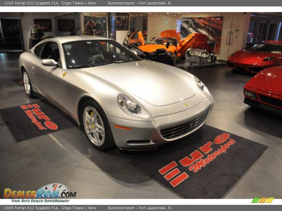 2005 Ferrari 612 Scaglietti F1A Grigio Titanio / Nero Photo #1