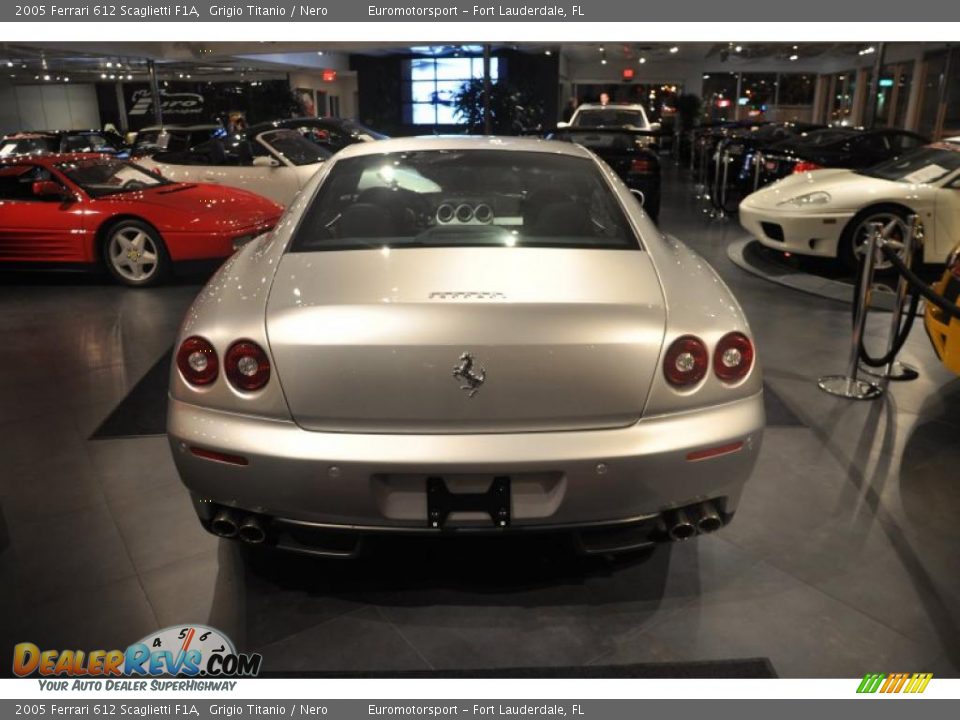 2005 Ferrari 612 Scaglietti F1A Grigio Titanio / Nero Photo #7