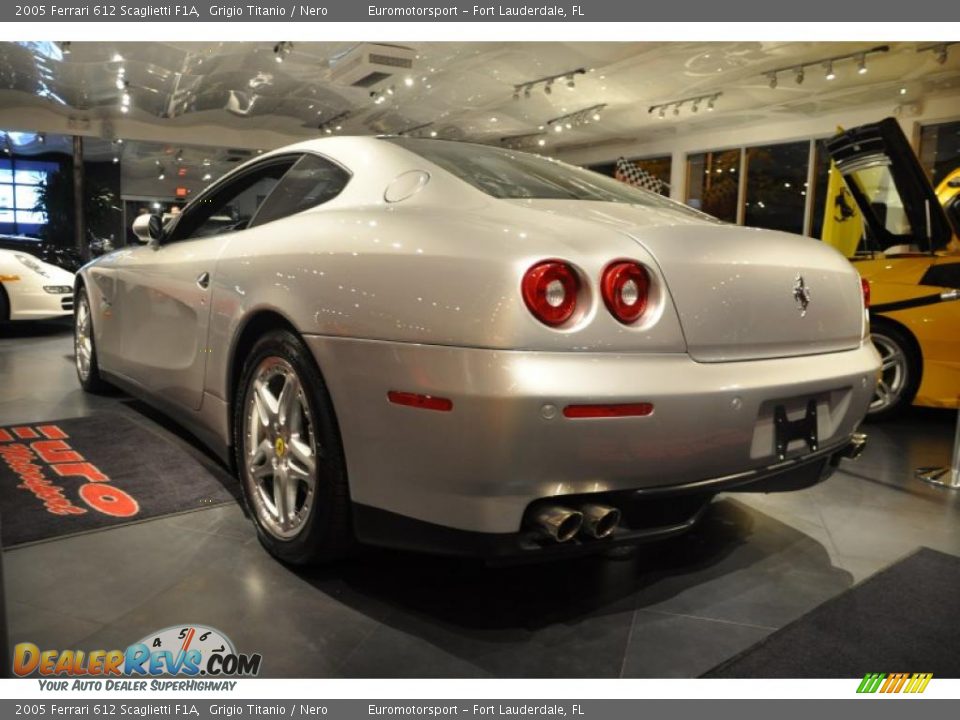 2005 Ferrari 612 Scaglietti F1A Grigio Titanio / Nero Photo #10