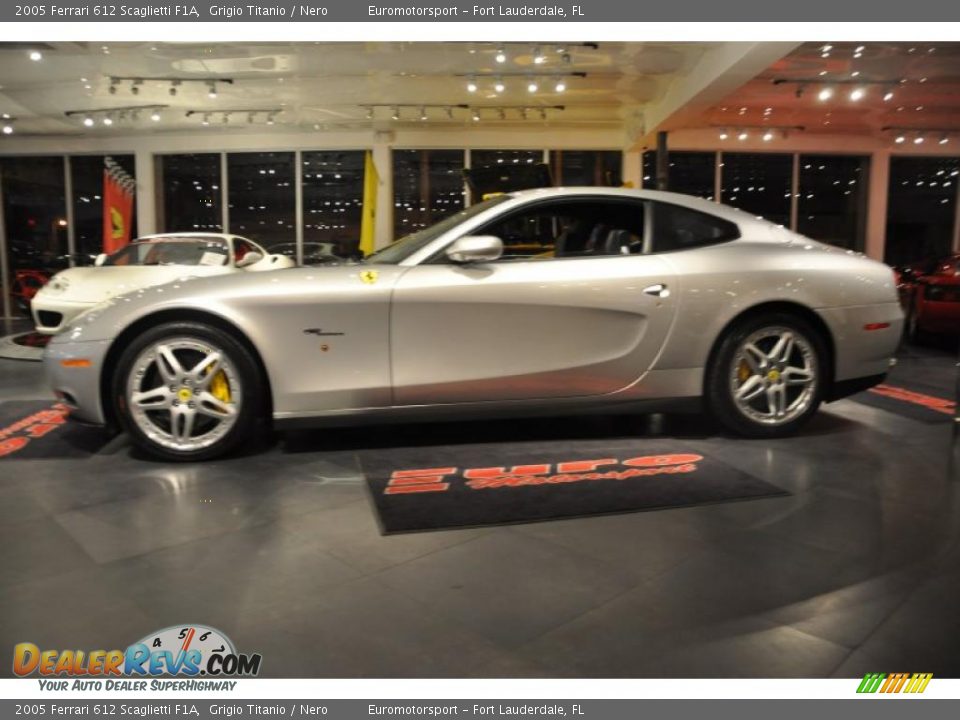 2005 Ferrari 612 Scaglietti F1A Grigio Titanio / Nero Photo #12