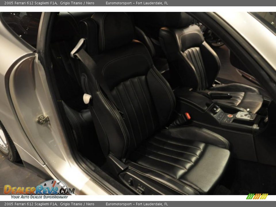 Nero Interior - 2005 Ferrari 612 Scaglietti F1A Photo #18