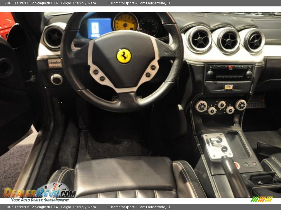 Nero Interior - 2005 Ferrari 612 Scaglietti F1A Photo #19
