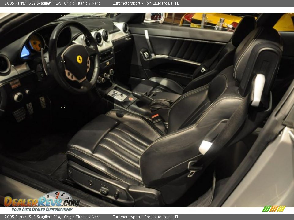 Nero Interior - 2005 Ferrari 612 Scaglietti F1A Photo #20