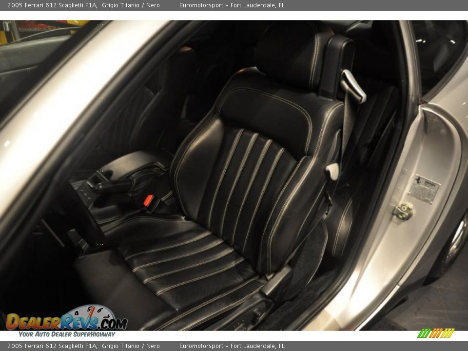 Nero Interior - 2005 Ferrari 612 Scaglietti F1A Photo #21
