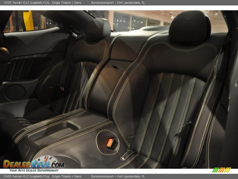 Nero Interior - 2005 Ferrari 612 Scaglietti F1A Photo #22