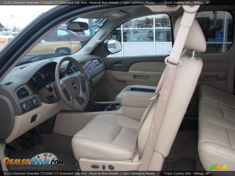 Light Cashmere/Ebony Interior - 2010 Chevrolet Silverado 2500HD LTZ Extended Cab 4x4 Photo #5