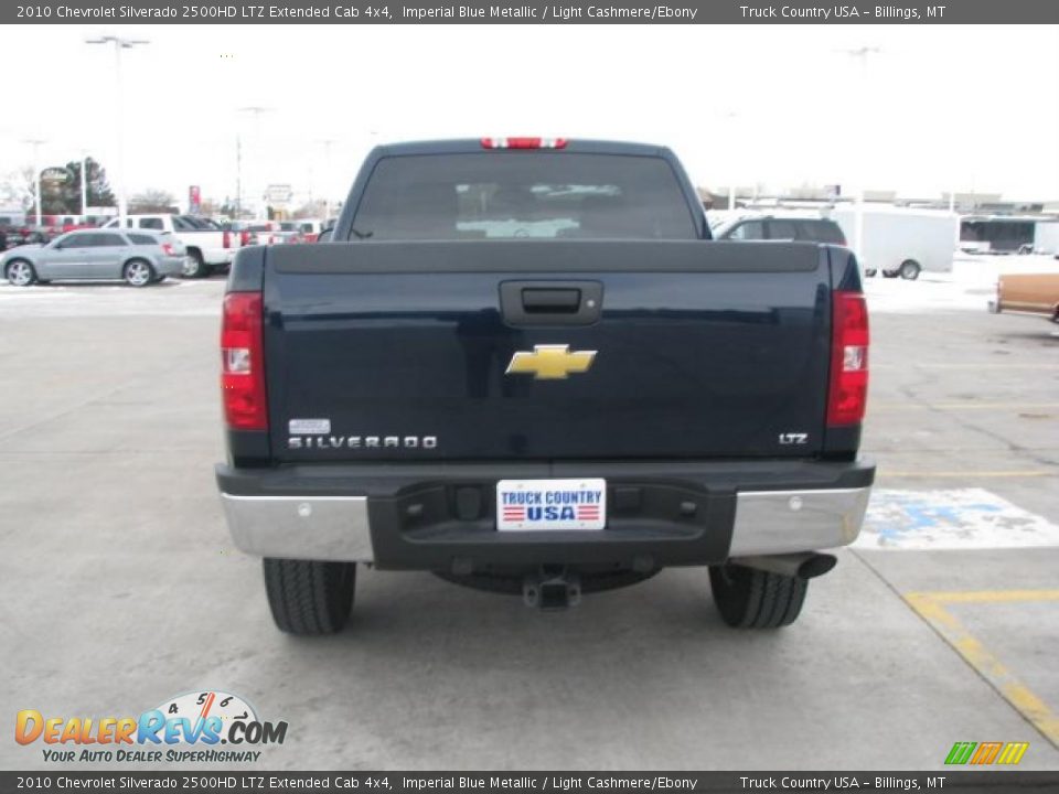 2010 Chevrolet Silverado 2500HD LTZ Extended Cab 4x4 Imperial Blue Metallic / Light Cashmere/Ebony Photo #17