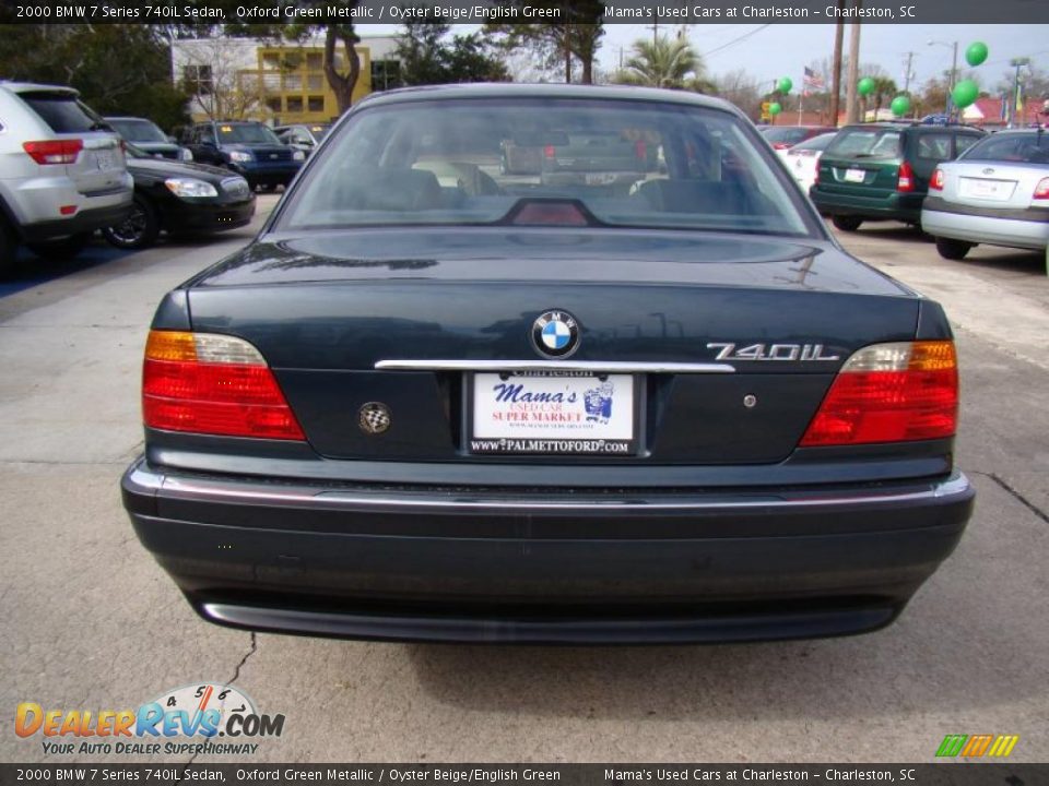 Oxford Green Metallic 2000 BMW 7 Series 740iL Sedan Photo #7