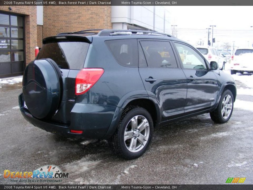 Black Forest Pearl 2008 Toyota RAV4 Sport V6 4WD Photo #3