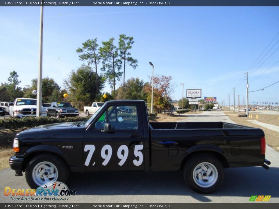 1993 Ford F150 SVT Lightning Black / Flint Photo #2