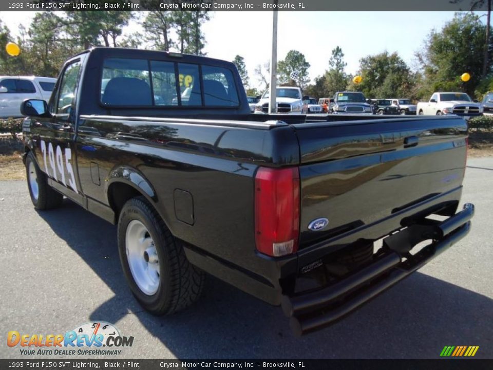 1993 Ford F150 SVT Lightning Black / Flint Photo #3