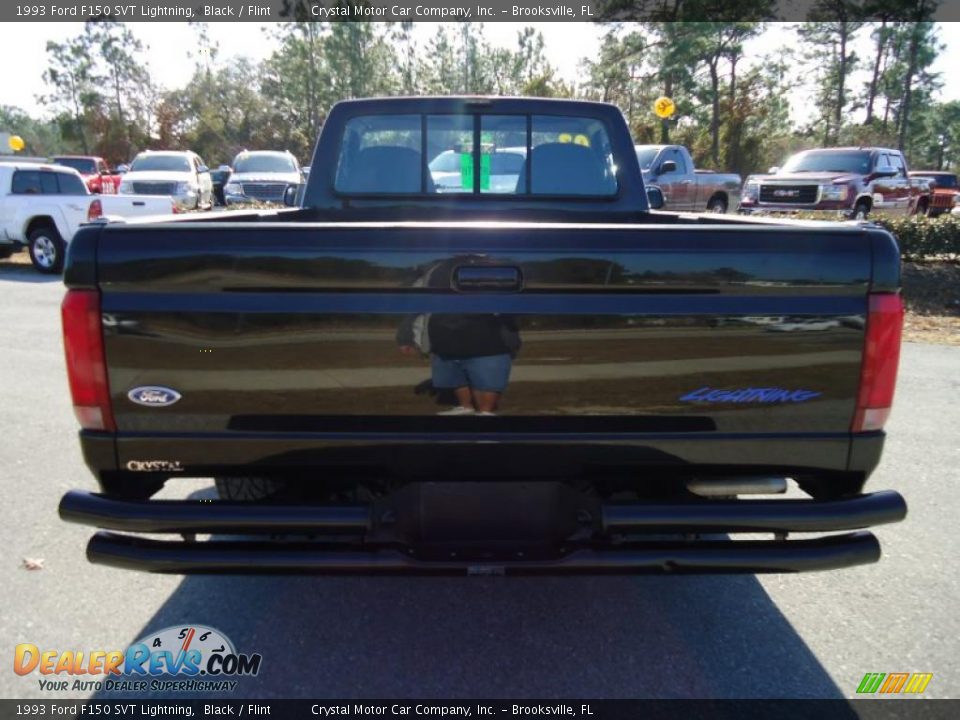 Black 1993 Ford F150 SVT Lightning Photo #7