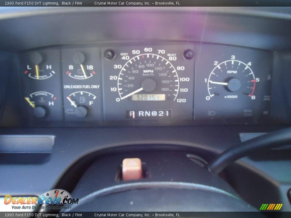 1993 Ford F150 SVT Lightning Gauges Photo #24