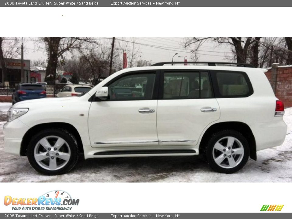 Super White 2008 Toyota Land Cruiser  Photo #2