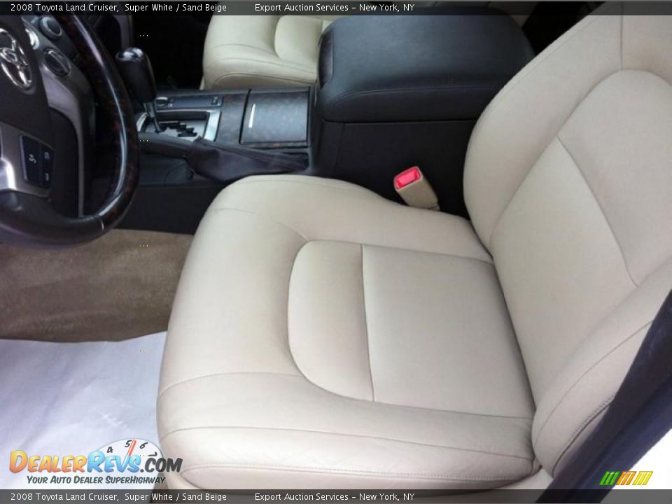 Sand Beige Interior - 2008 Toyota Land Cruiser  Photo #9