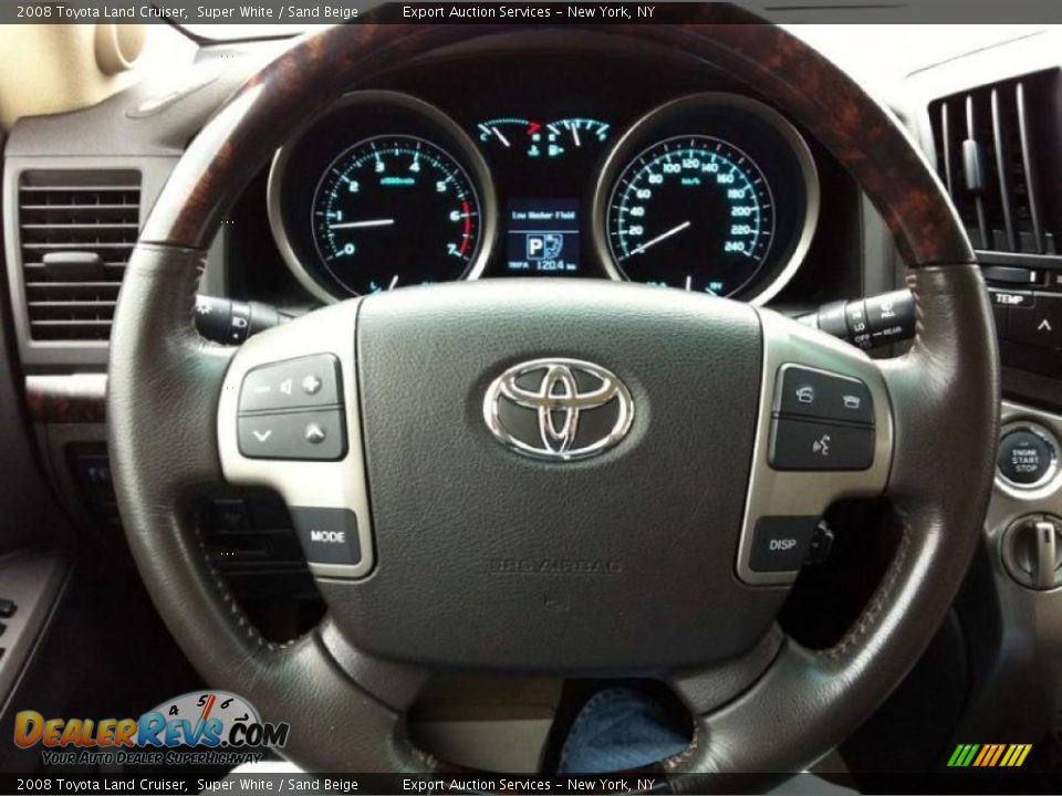 2008 Toyota Land Cruiser  Steering Wheel Photo #11