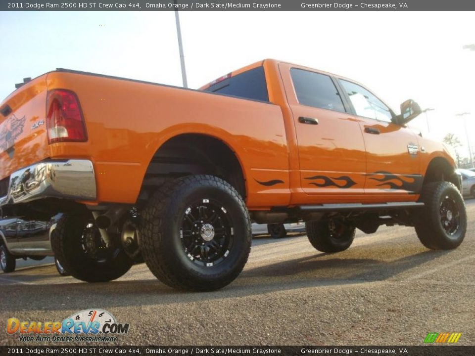 Omaha Orange 2011 Dodge Ram 2500 HD ST Crew Cab 4x4 Photo #7