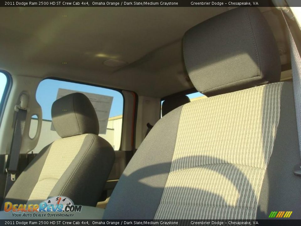 2011 Dodge Ram 2500 HD ST Crew Cab 4x4 Omaha Orange / Dark Slate/Medium Graystone Photo #13