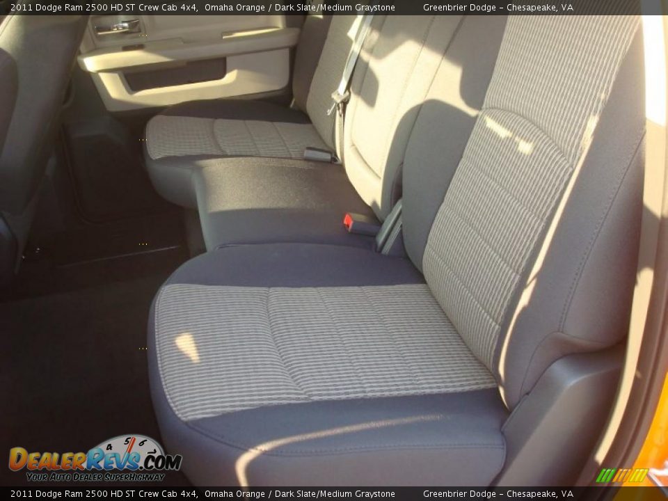 2011 Dodge Ram 2500 HD ST Crew Cab 4x4 Omaha Orange / Dark Slate/Medium Graystone Photo #14
