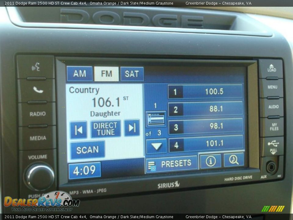 2011 Dodge Ram 2500 HD ST Crew Cab 4x4 Omaha Orange / Dark Slate/Medium Graystone Photo #24