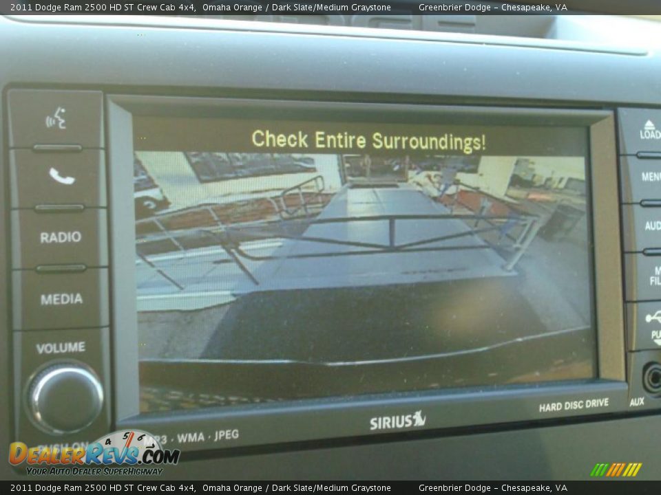 2011 Dodge Ram 2500 HD ST Crew Cab 4x4 Omaha Orange / Dark Slate/Medium Graystone Photo #25