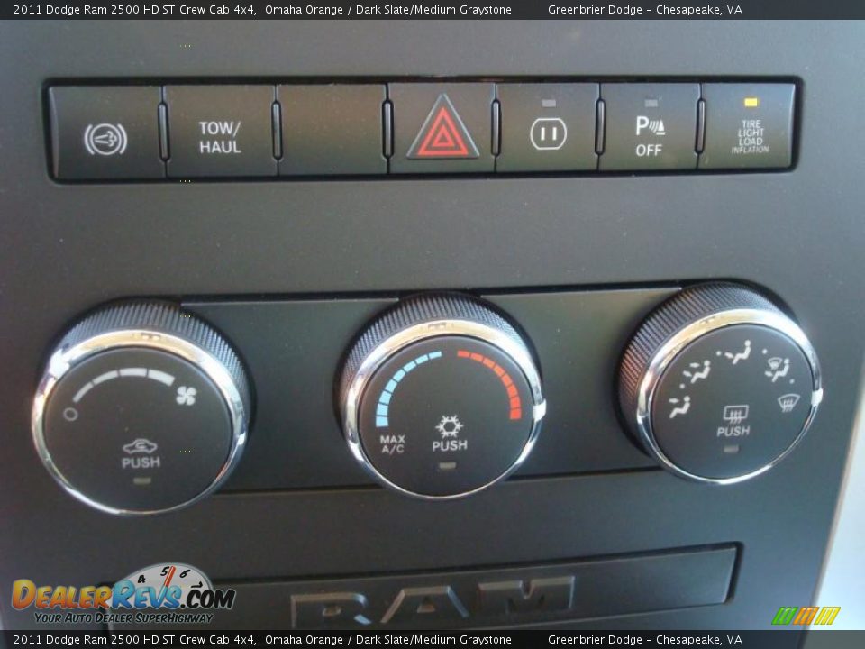 2011 Dodge Ram 2500 HD ST Crew Cab 4x4 Omaha Orange / Dark Slate/Medium Graystone Photo #26