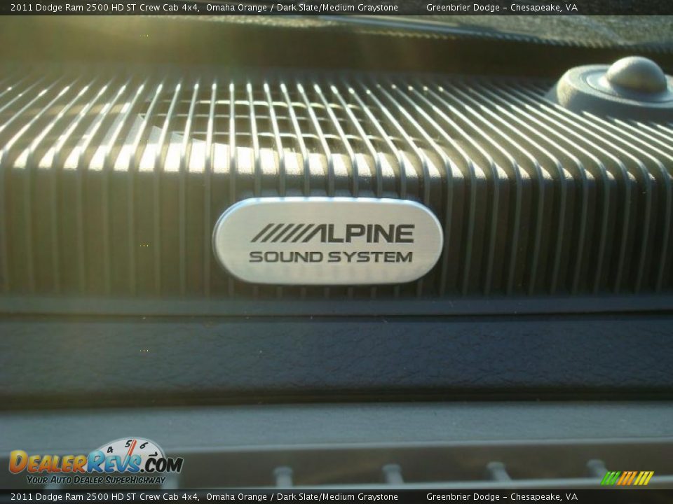 2011 Dodge Ram 2500 HD ST Crew Cab 4x4 Omaha Orange / Dark Slate/Medium Graystone Photo #29