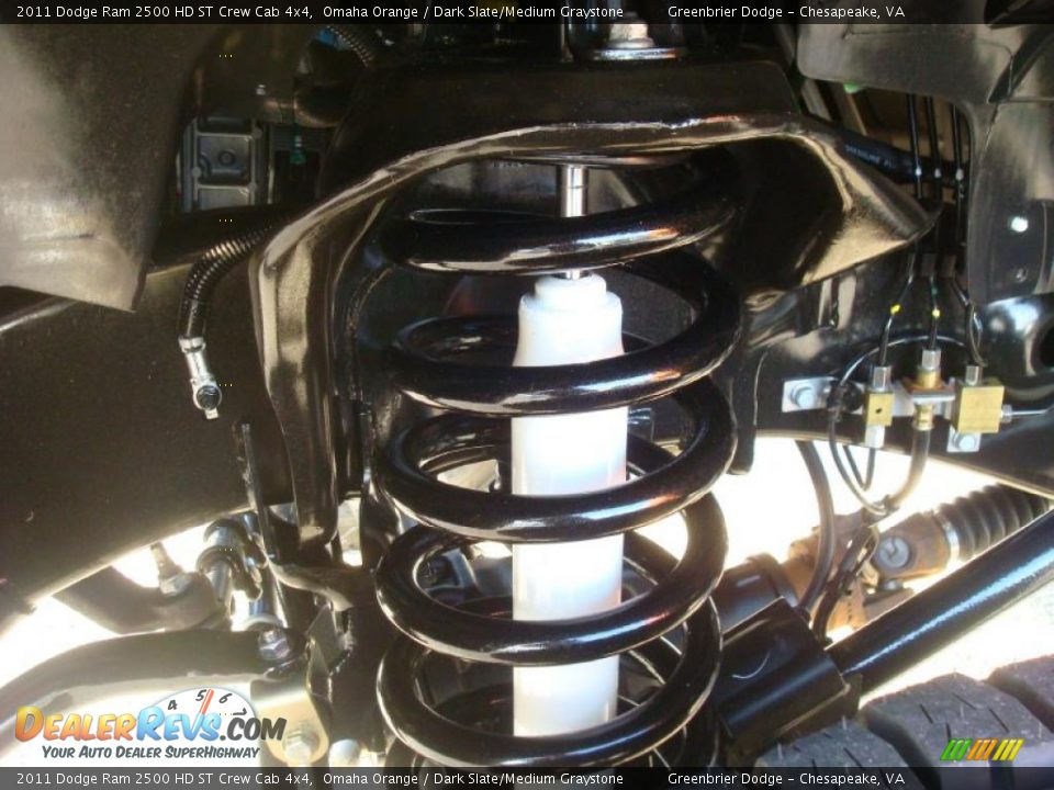 2011 Dodge Ram 2500 HD ST Crew Cab 4x4 Omaha Orange / Dark Slate/Medium Graystone Photo #33