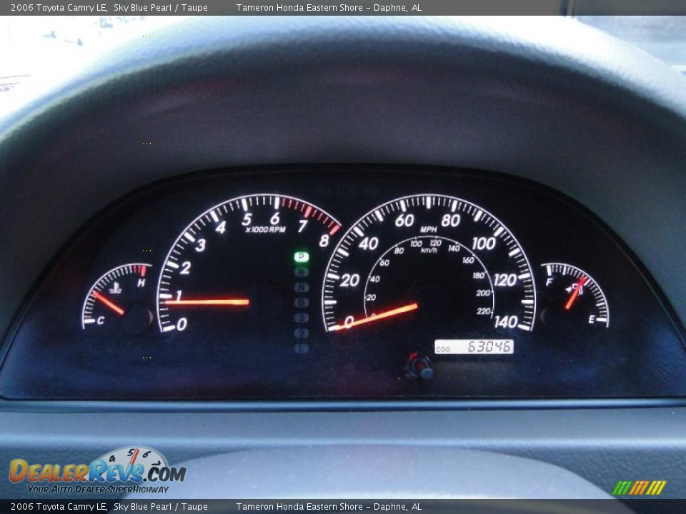 2006 Toyota Camry LE Sky Blue Pearl / Taupe Photo #19