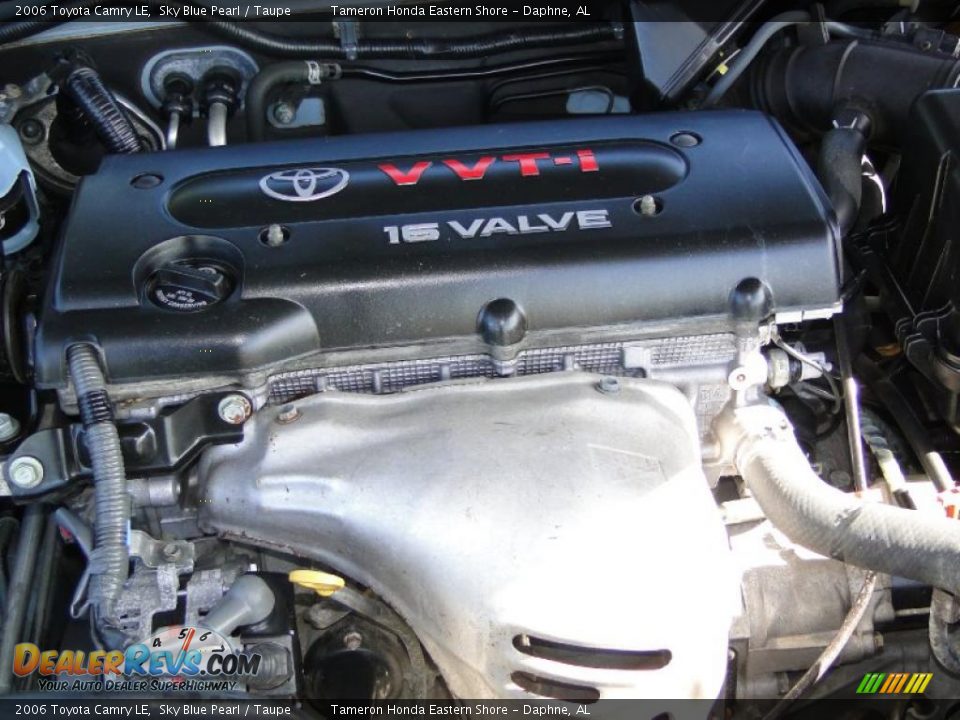 2006 Toyota Camry LE Sky Blue Pearl / Taupe Photo #32