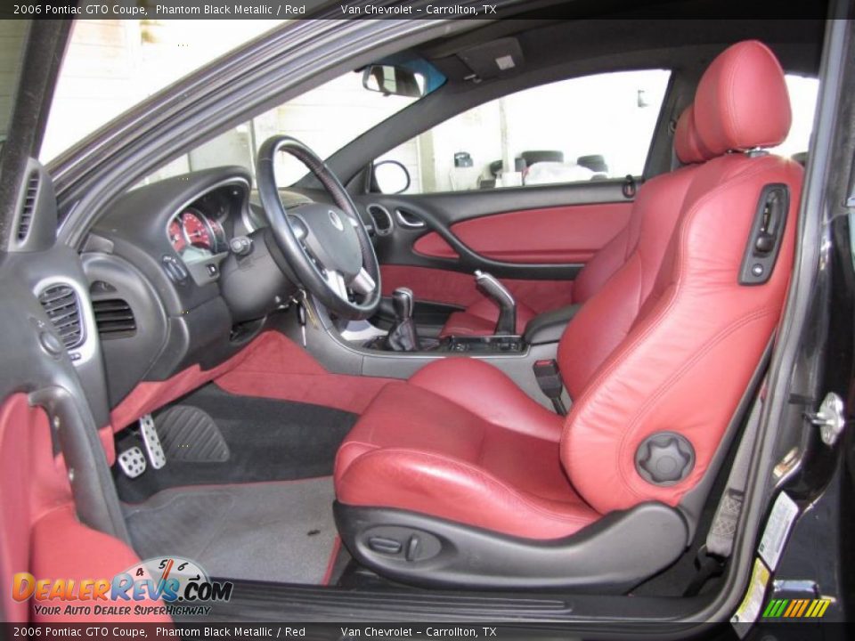 Red Interior 2006 Pontiac Gto Coupe Photo 8 Dealerrevs Com