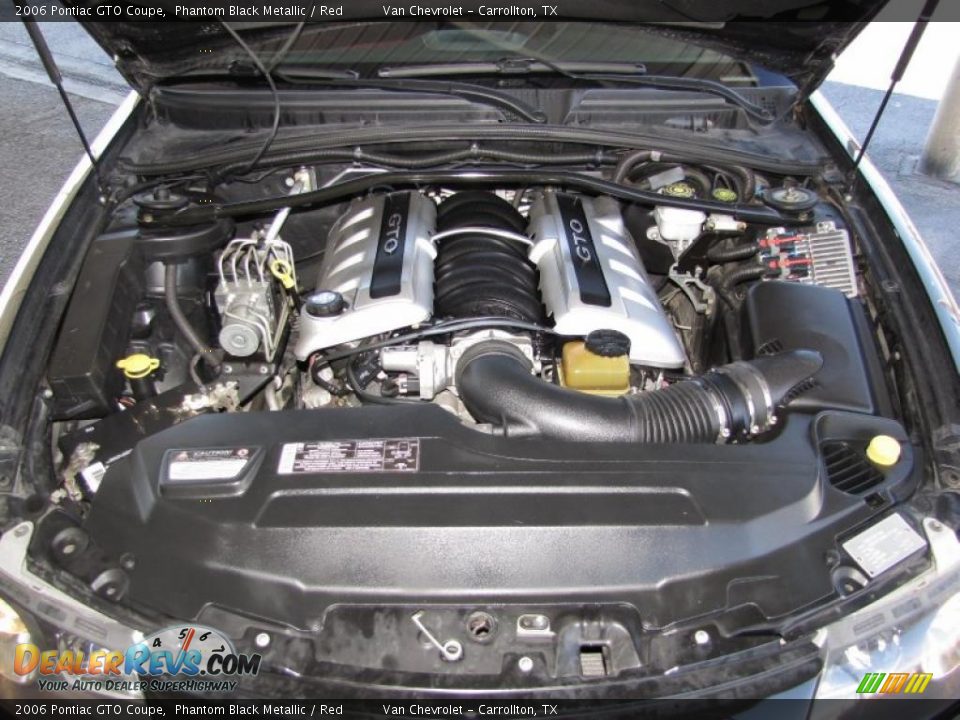 2006 Pontiac GTO Coupe 6.0 Liter OHV 16 Valve LS2 V8 Engine Photo #16