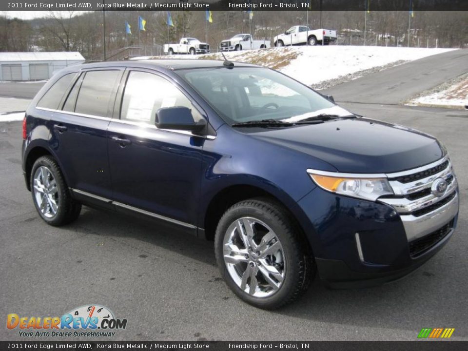Kona Blue Metallic 2011 Ford Edge Limited AWD Photo #4