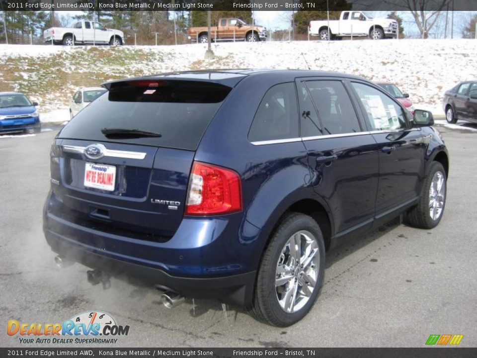 Kona Blue Metallic 2011 Ford Edge Limited AWD Photo #6