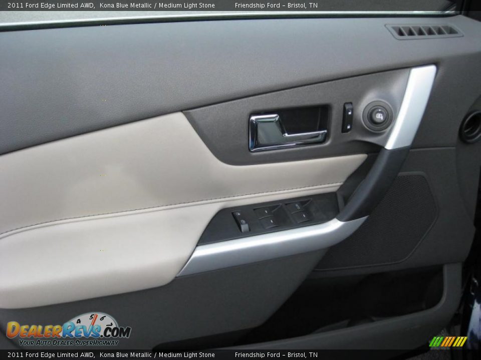 2011 Ford Edge Limited AWD Kona Blue Metallic / Medium Light Stone Photo #14