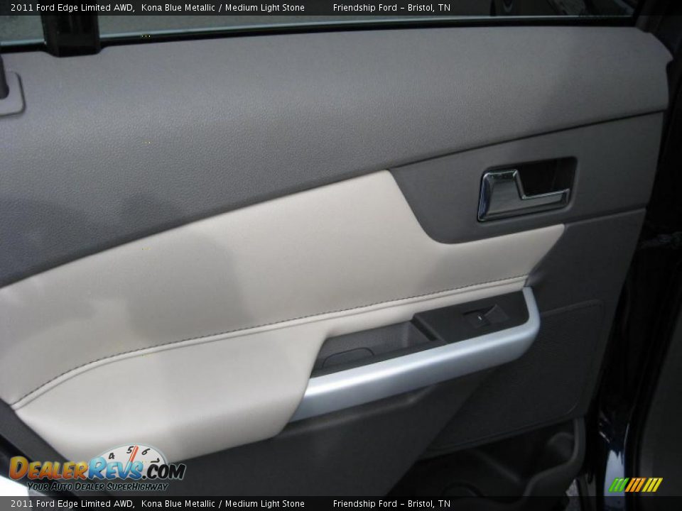 2011 Ford Edge Limited AWD Kona Blue Metallic / Medium Light Stone Photo #17