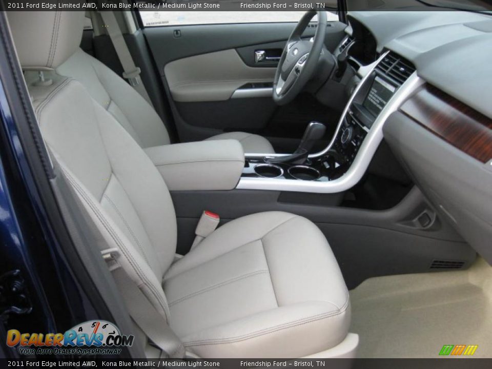 Medium Light Stone Interior 2011 Ford Edge Limited Awd